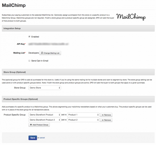 Mailchimp Group Support